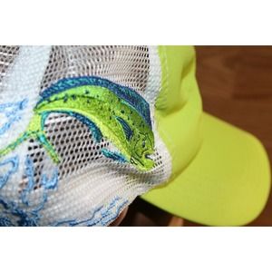 Mahi Mahi Dorado 3D DOLPHIN FISHING colorful mesh snap back truckers hat*